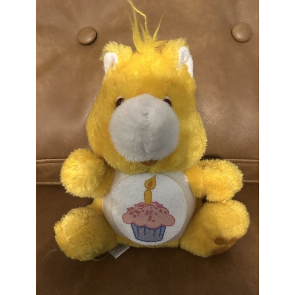 Vintage Care Bears 1984 Birthday Bear Stuffed Plush Piggy Bank P11